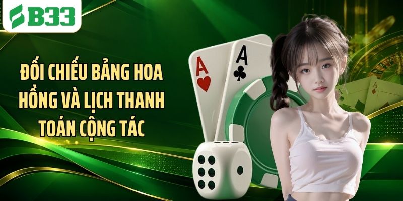 Đối chiếu bảng hoa hồng và lịch thanh toán cộng tác